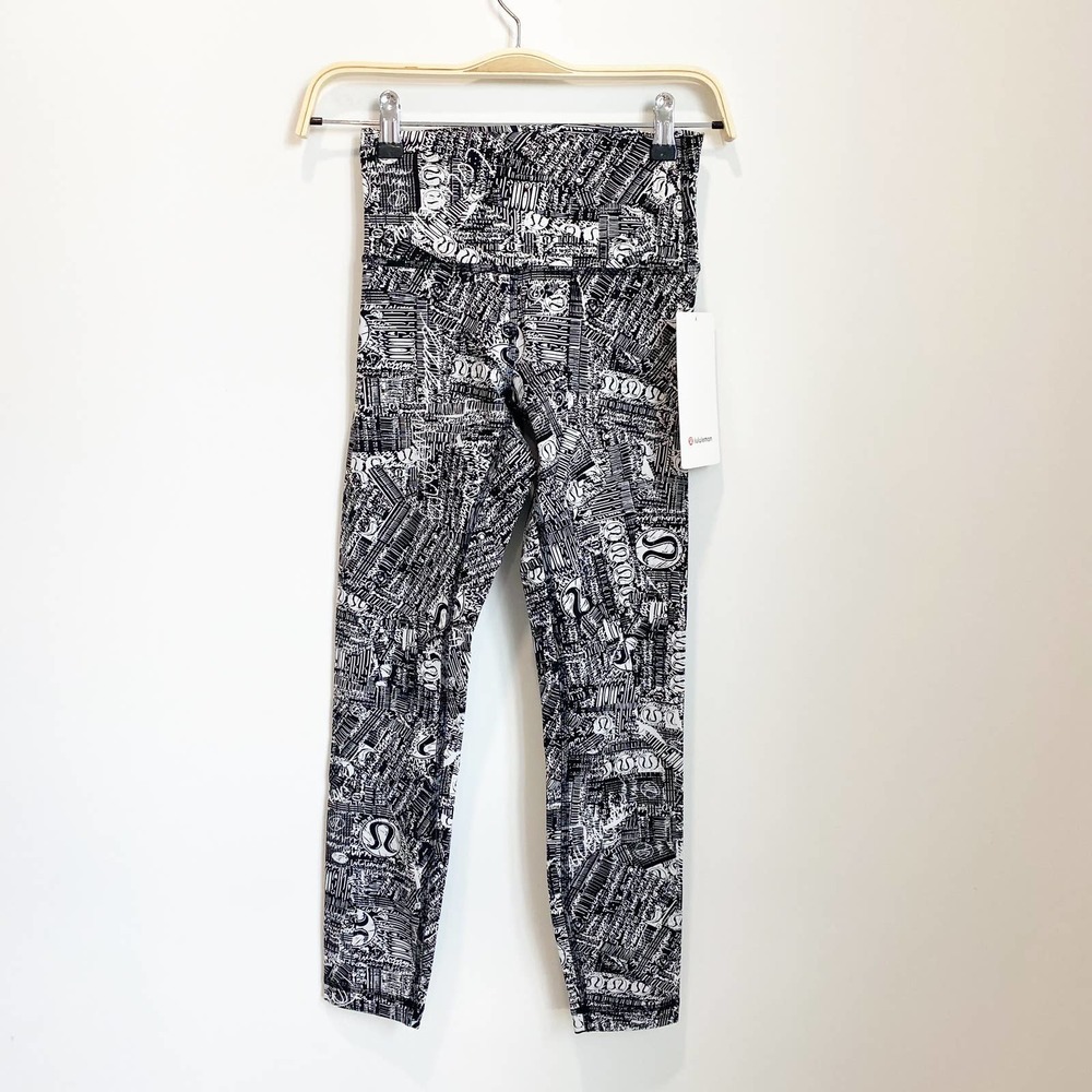 Lululemon Wunder Train Logo Crop Leggings 4